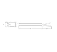 TE Connectivity 1-2273001-3 Connettore confezionato per sensore o attuatore M8
