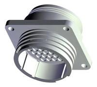 TE Connectivity 206151-1 Connettore circolare Presa a pannello Tot poli: 37 Se