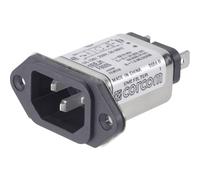TE Connectivity 6609006-9 6609006-9 Filtro di rete con connettore 250 V/AC 6 A