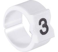 TE Connectivity 924992-000 STD15W-4 Clip segnafili Legenda (segnacavi) 4 Interv