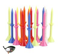 Tè da golf colorato - Lungo pacchetto da tè colorato da golf, 50 x resistente supporto per pallina da golf, pratico accessorio da golf per interni ed esterni, tè da golf per uomini e fra