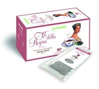 TE' DELLA REGINA Tè Orange Pekoe, Tè Nero Classico di Ceylon | Regina di Fiori | Una selezione di Tè per la tua giornata | 48 filtri in 4 confezioni da 12 filtri l'una