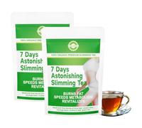 Tè Dimagrante 7/14/28 Giorni - Tè Disintossicante Naturale Alle Erbe For Una Pancia Piatta, Bevanda Delicata For Un Supporto Dimagrante Quotidiano(2PCS)