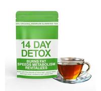 Tè disintossicante alle erbe brucia grassi 14 giorni - Leviga il grasso della pancia, riduce l'appetito, favorisce una sana digestione e la pulizia del corpo,1pcs