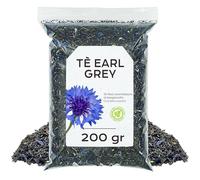 Te Earl Grey 200 g - Te Nero Con Bergamotto - Foglie Sfuse Naturali - Infuso Aromatico e Classico (200 gr, Té Earl Grey)