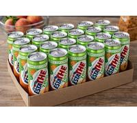 Tè Freddo alla Pesca Senza Zuccheri 24 Lattine da 33 evanda Analcolica con Infuso di Tè Gusto Dolce e Fresco Ideale per Pasti Aperitivi e Tempo Libero
