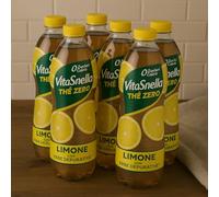 Tè Freddo Zero Zuccheri con Erbe Depurative - 6x1,25L - Gusto Limone o Pesca - Bevanda Analcolica Senza Calorie - Dissetante e Naturale (6x Tè Zero gusto Limone - 1,25 L per bottiglia)