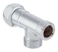 Geberit AquaClean raccordo a T con filettatura esterna, cromato lucido - 240.003.00.1