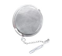 Tè in acciaio inox in acciaio inox - Filtro da tè riutilizzabile per tè sfuso, filtro per tè fine con manico, glug da tè in maglia in acciaio inox, filtro per tè per infusione calda