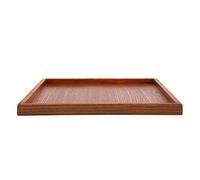 Tè in Legno T 12,5 * 12,5 Cm Piatto da Tè in Legno per caffè Sushi Snack Che Serve T per C Restaur Tè Rustico Che Serve T Piatto da Portata in Legno (30 * 30 cm)
