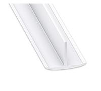 Tè in PVC bianco, 25 x 18 mm, 1 m