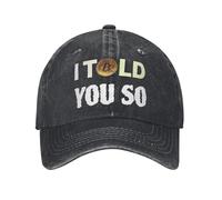 Te L'AVEVO Detto Typo Casual Berretto da Baseball per Uomo Donna Estate Tennis Skate Trucker Cappello y2k Divertente Snapback cap