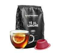 TÈ LIMONE, dolce (80 Capsule) compatibili con Bialetti (anche con modello Gioia e macchine con chip), 8 Pack Salva Aroma da 10 Capsule, tè dolce e fresco al limone, senza glutine (La Capsuleria)