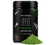 Tè Matcha Ceremoniale Premium 100% biologico di alta qualità, 80g. Tè verde in p