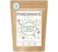Tè Moringa 100% naturale e vegano (a scelta mix di erbe, mela cannella, melograno, zenzero, menta). Qualità 1A (20 bustine di tè Moringa-Melograno)
