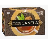 Té Negro con Canela, 20 Bustine, 30g, Infuso Aromatizzato alla Cannella, pack 5