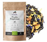 Tè nero biologico ai frutti tropicali 200g - miscelato e confezionato in Francia