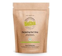 Tè nero Darjeeling Earl Grey 100g | tè nero sfuso | raffinato con olio di bergamotto | aroma acidulo e armonioso | vegano | massima qualità | imbottigliato e controllato in Germania. | Biotiva