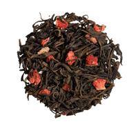 Tè Nero Floreale alla Fragola "Fragola Fiorita" 100g - Infuso Aromatico, Gusto Dolce e Fruttato | Ideale per Tisane Gourmet, Qualità Premium.