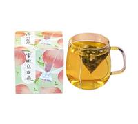 Tè Oolong alla pesca e alla pesca bianca (confezione da 10) - Adatto sia for la preparazione a caldo che a freddo. Fruttato(2pcs)