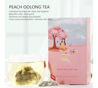 Tè Oolong Alla Pesca, Mellow 20 Pezzi Tè Alla Frutta 60g Materiale Naturale per la Casa