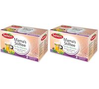 Tè per l'allattamento Miscela di tisane al seno 20 bustine di tè confezionate singolarmente (Confezione da 2)