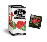 Tè Rosa Tea Mlesna - Confezione da 180 filtri in 6 comodi dispenser da filtri l'uno - Tè nero di Ceylon con essenze naturali di Rosa: una miscela dolce e profumata, ideale per il tè delle cinque