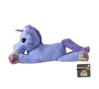 TE-Trend Gigante Unicorno XXL Peluche Pupazzo Lilla 110 cm Grande Decorazione Arcobaleno Glitzerhorn Zoccoli Multicolore