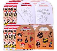 TE-Trend Set da 12 mini blocchi da colorare per bambini, con 15 adesivi, ideale come pensierino o pensierino