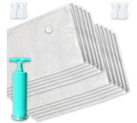 TE-Trend Set di 10 sacchetti sottovuoto per alimenti Sous Vide, sacchetti sottovuoto per congelatore, 350 x 250 mm, per sottovuoto a mano, riutilizzabili, trasparenti
