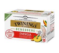 Te' Twinings Benessere Aroma Mango, Ananas, Menta, Ginseng Energia 18 Filtri