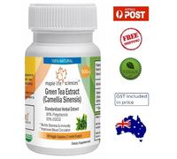 Tè verde 90% estratto (EGCG) capsule (Camellia Sinensis) - 500 mg - AU Stock