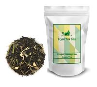 Tè verde al limone allo zenzero miscela di foglie sciolte fresche Chai con...