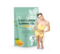 Tè Verde Al Limone E Alle Erbe For 14 Giorni - Supporto Naturale For Bruciare I Grassi, Tè Dimagrante E Benessere(2PCS)