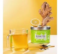 Tè verde biologico Kusmi Tea Green Ginger Lemon, 100 g (in barattolo di metallo)