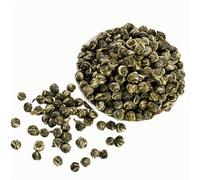 Tè Verde Cinese Verde Cinese Bio Crudo in Bustine Tè green Sfuso Tea Jasmine Pearl Ball Tee Verd Originale Naturale Biologico Tè green Aromatizzato Infuso Freddo O Caldo (100g)