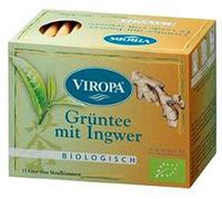 Tè verde con zenzero Bio 15 bustine di tè - Viropa