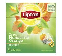 Tè verde | Lipton | Mandarin Orange 20 pezzi | Totalmente Peso 36 grammi