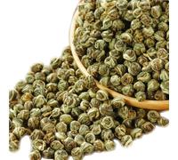 Tè Verde Puer King Jasmine Tè Cinese Ai Fiori Senza Additivi Tè Verde Biologico Fatto a Mano Al Gelsomino Tè Bollito Infuso Con Un Intenso Sapore Di Gelsomino Retrogusto Dolce E Delicato (100g)
