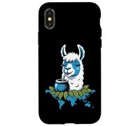 Tè Yerba Mate Bevanda Tè Llama Alpaca Calabash Bombilla Custodia per iPhone X/XS
