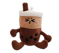 Tea Cup Plush Keychains, Cute Small Bubble Tea Cup Soft Ornament, 12cm Stuffed Backpack Key Chains For Kids Boys Girls Friends School Party Travel Birthday Childrens Day Backpack Purse Luggage