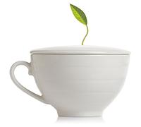 Tea Forte Tazza da caffè/Tazza da tè in Porcellana con Coperchio, per Mantenere Il tè Caldo Durante l’infusione