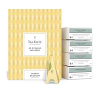 Tea Forte Cherry Blossom | Confezione da 40 piramidi da infuso | Tè verde biologico