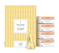 Tea Forte, Confezione da 40 piramidi da infuso, Tisana Bio, Tè alle erbe biologico (Citrus Mint)