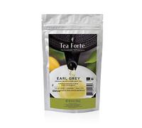 Tea Forté Earl Grey - Tè nero biologico Bergamotto - Tè intero Premium a foglia - Borsa con cerniera 454 gr