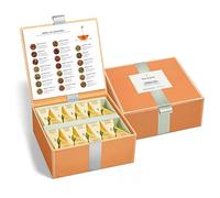 Tea Forté - Scatola da tè con 40 bustine a forma di piramide da provare, diverse varietà - camomilla, chai, menta e altro ancora