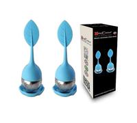 Tea Infuser/diffuser/tea Filter, Tea Shape, 100% Food Grade Silicone And High Quality Stainless Steel Infuser, Set Of 2