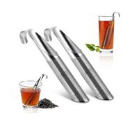 Tea Infuser for Loose Tea, 2 PCS 304 Stainless Steel Tea Strainer, Tea Diffuser, Extra Fine Mesh Steeper to Steep Loose Leaf Tea Herbal Tea Coffee -HK