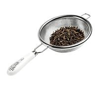 Tea Infuser - Stainless Steel Fine Mesh Tea Strainer 12,8 x 6,5 cm | Loose Leaf Ţea Steeper With Handle Filter For Cup Teapot Brewing Steeping Kitchen Office Camping Travel Use