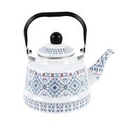 Tea Kettle, Retro Vintage Enamel Water Pot Teapot Teakettle, 2.5L Retro Enamel Teapot, Vintage Tea Kettle For Home Kitchen Dorm Apartment Picnic Camping Yards Porches Gardens Lawn
